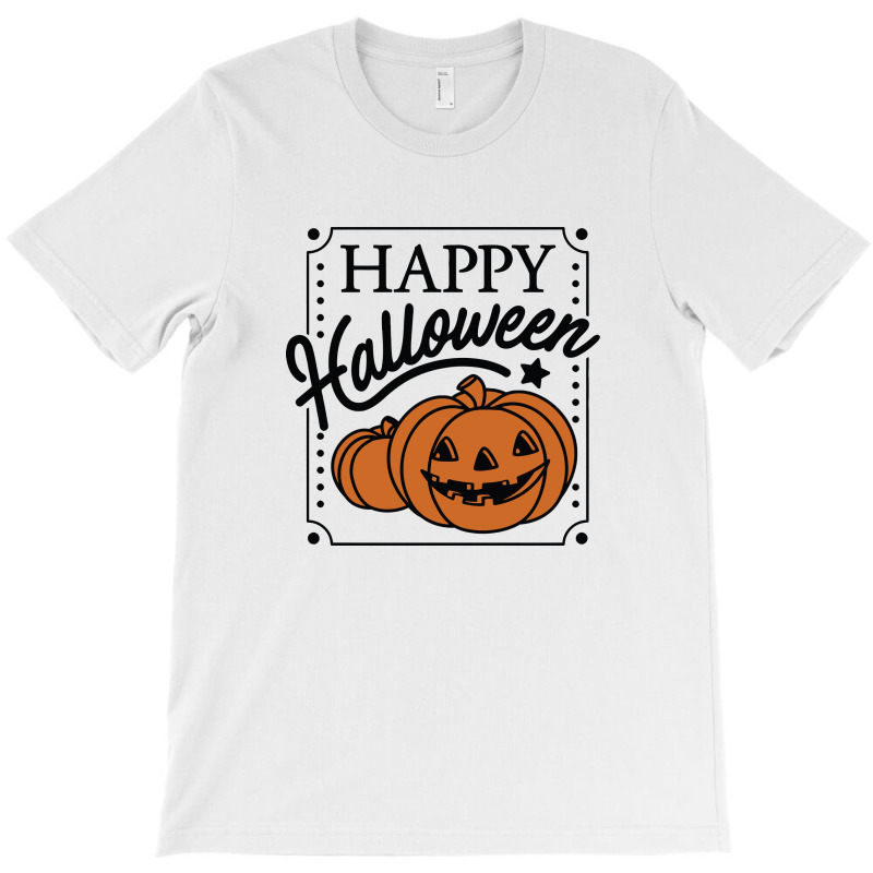 Happy Halloween Pumpkins T-Shirt by Nitastudioz | Artistshot