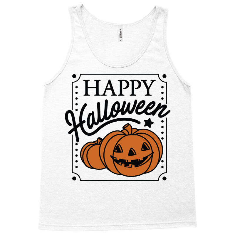 Happy Halloween Pumpkins Tank Top by Nitastudioz | Artistshot