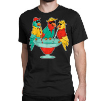 Funny Parrots Drinking Birds Hawaii Tropical Bird Lover Gift T Shirt Classic T-shirt | Artistshot