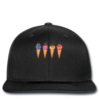 Assorted Ice Cream Cones T  Shirt Assorted Ice Cream Cones Set   Blueb Printed Hat | Artistshot