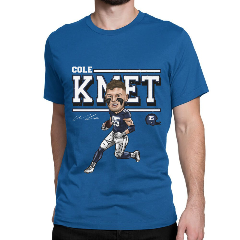 Cole Kmet Cartoon Classic T-Shirt by Artistshot