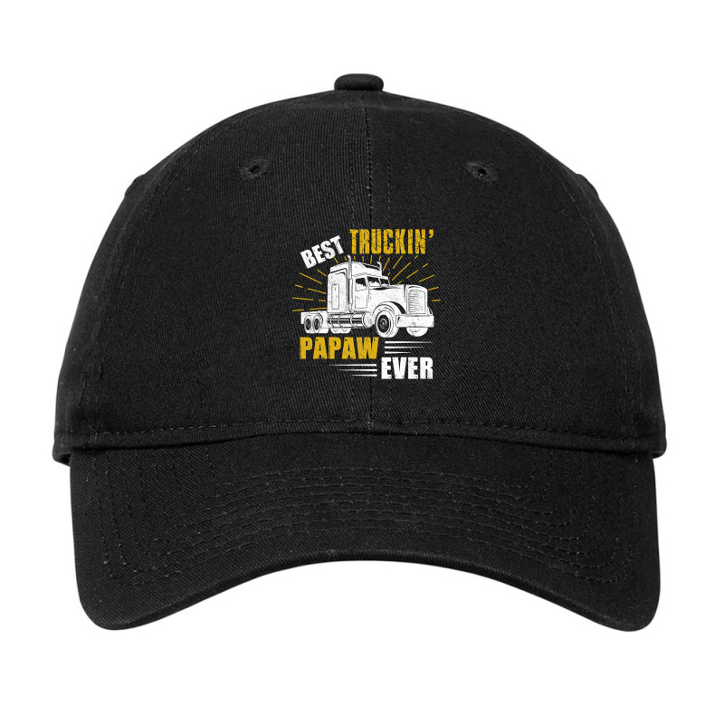 Best Truckin' Papaw Ever Tee Trucker Gift Fathers Day Adjustable Cap by Binhthai9809 | Artistshot