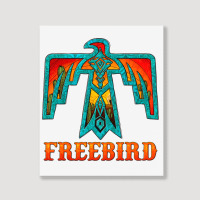 Thunderbird Freebird Portrait Canvas Print | Artistshot