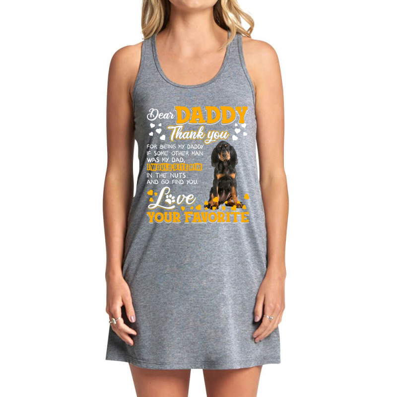 Black And Tan Coonhound Dear Daddy Thank You For Being Tank Dress by Binhthai9809 | Artistshot