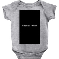 Babette Ate Oatmeal! Gilmore Girls Baby Bodysuit | Artistshot