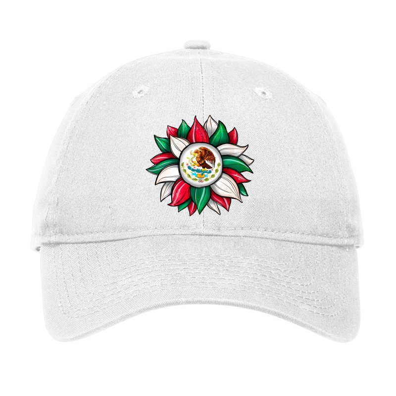 Sunflower Mexican Flag Adjustable Cap by JahusDesignShop | Artistshot