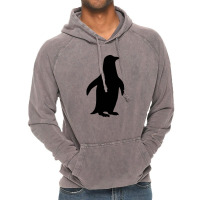 Penguin Silhouette Funny Cute Animal Vintage Hoodie | Artistshot