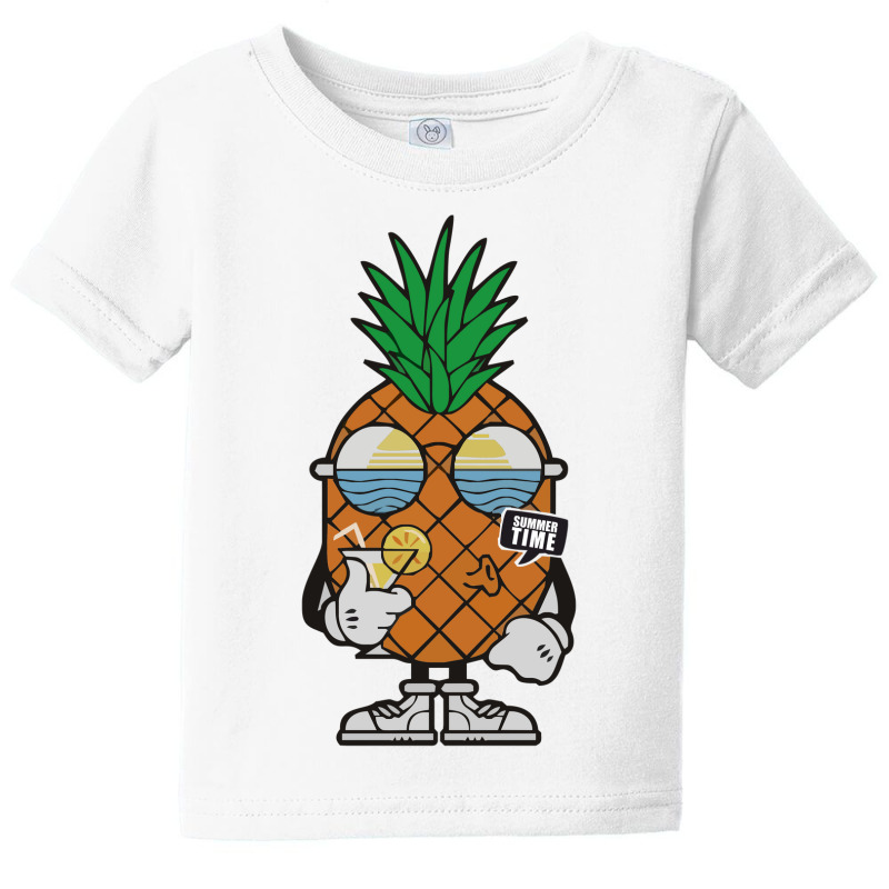 Pineapple Summer Funny Baby Tee by heart eye | Artistshot