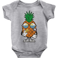 Pineapple Summer Funny Baby Bodysuit | Artistshot