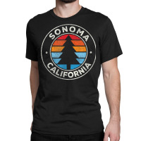 Sonoma California Ca Vintage Graphic Retro 70s T Shirt Classic T-shirt | Artistshot