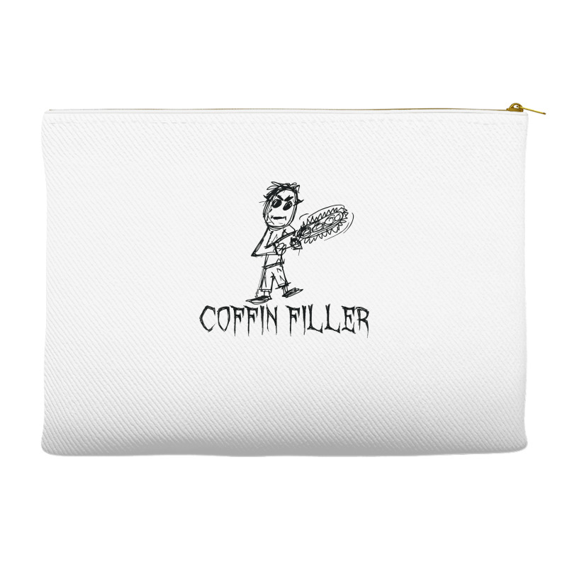 Coffin Filler Halloween Costume Word Design T Shirt Accessory Pouches | Artistshot