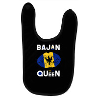 Womens Bajan Queen Shirt Barbados Flag Lips Barbadian Pride T Shirt Baby Bibs | Artistshot