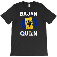 Womens Bajan Queen Shirt Barbados Flag Lips Barbadian Pride T Shirt T-shirt | Artistshot