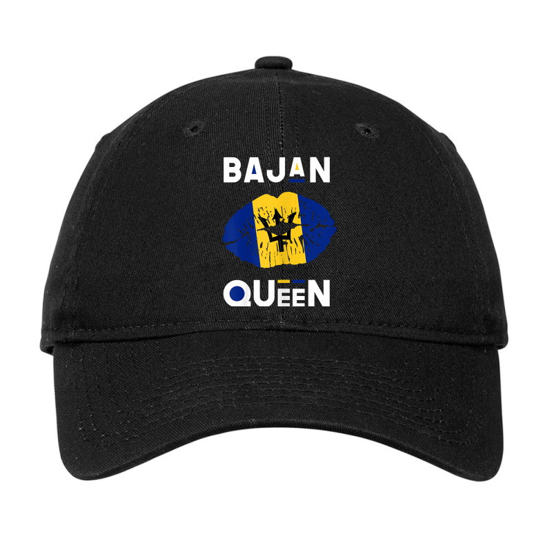 Womens Bajan Queen Shirt Barbados Flag Lips Barbadian Pride T Shirt Adjustable Cap by sav.anzoey | Artistshot