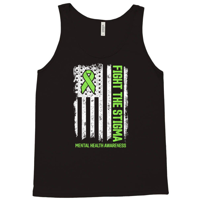 Mental Health Awareness Shirt Fight The Stigma Mental Health T Shirt Tank Top | Artistshot