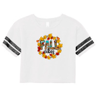 Fall Vibes Scorecard Crop Tee | Artistshot