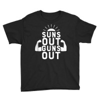 Suns Out Guns Out Funny Beach Summer Vacation For Men Women Tank Top Youth Tee | Artistshot