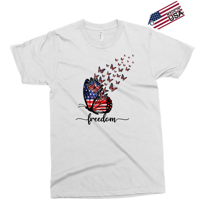 America Freedom Butterfly American Flag 4th Of July Patriot T Shirt Exclusive T-shirt | Artistshot