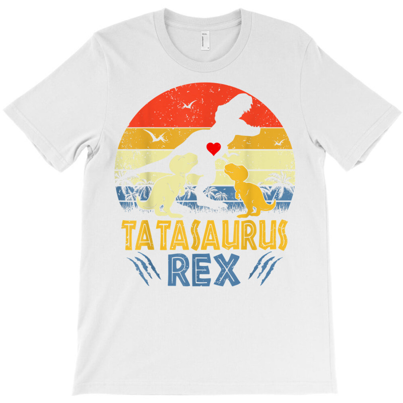 Tata Saurus T Rex Dinosaur Tata 2 Kids Family Matching T Shirt T-shirt | Artistshot