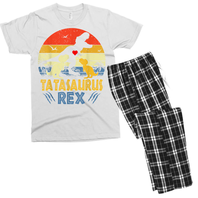 Tata Saurus T Rex Dinosaur Tata 2 Kids Family Matching T Shirt Men's T-shirt Pajama Set | Artistshot