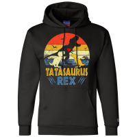 Tata Saurus T Rex Dinosaur Tata 2 Kids Family Matching T Shirt Champion Hoodie | Artistshot