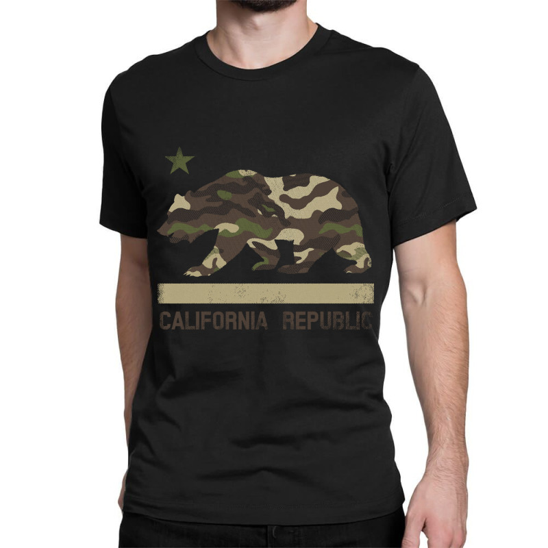 Camoue California Republic Flag Bear Star Cali La T Classic T-shirt by Binhthai9809 | Artistshot