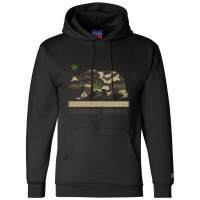 Camoue California Republic Flag Bear Star Cali La T Champion Hoodie | Artistshot