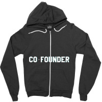 Cofounder Startup Company Founder Partner Zipper Hoodie | Artistshot