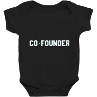 Cofounder Startup Company Founder Partner Baby Bodysuit | Artistshot