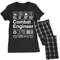 Combat Engineer Product Label Women's Pajamas Set | Artistshot