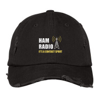 Amateur Ham Radio Operator Funny Vintage Cap | Artistshot