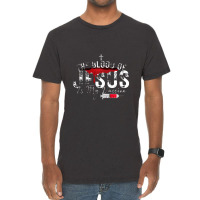 The Blood Of Jesus Is My Vaccine Christian Anti Vaccine Premium Vintage T-shirt | Artistshot