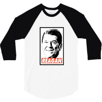 Reagan 3/4 Sleeve Shirt | Artistshot