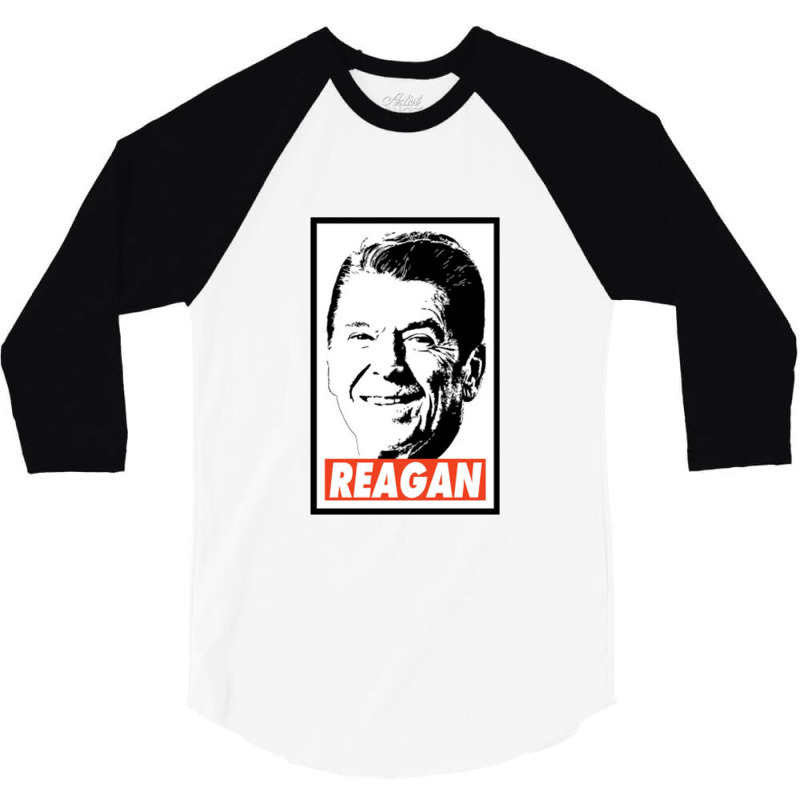 Reagan 3/4 Sleeve Shirt by terrorbytes | Artistshot