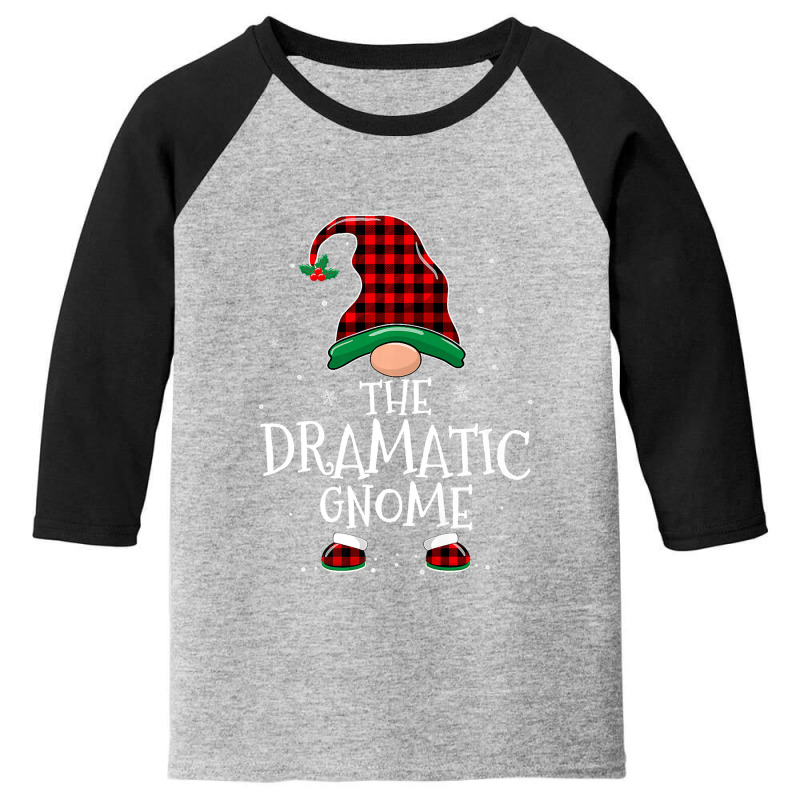 Gnome Dramatic Gnome Family Matching Plaid Christmas Gnomes Pajama Youth 3/4 Sleeve by criticizematter | Artistshot