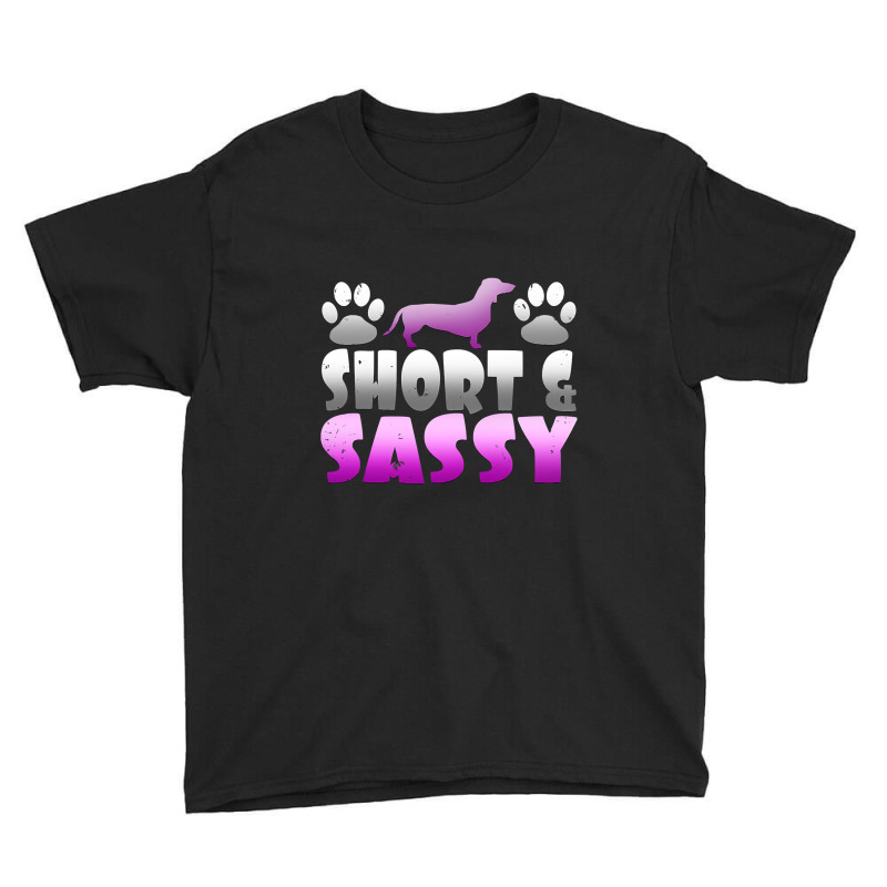 Cute Short And Sassy Wiener Dog Short Legged Hound T Youth Tee | Artistshot