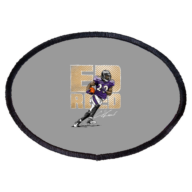 Ed Reed Bold Oval Patch | Artistshot