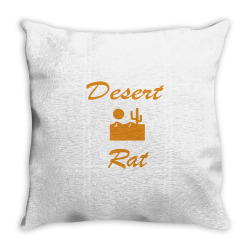 desert rat Throw Pillow | Artistshot