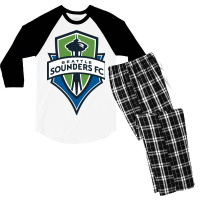 Seattle-sounders-fc Men's 3/4 Sleeve Pajama Set | Artistshot