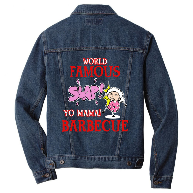 World Famous Slap Yo Mama Men Denim Jacket | Artistshot