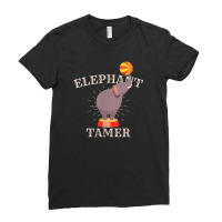 Elephant Tamer Funny Circus Ringmaster Carnival Ladies Fitted T-shirt | Artistshot