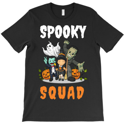 Halloween Spooky Squad T-shirt Designed By Bariteau Hannah