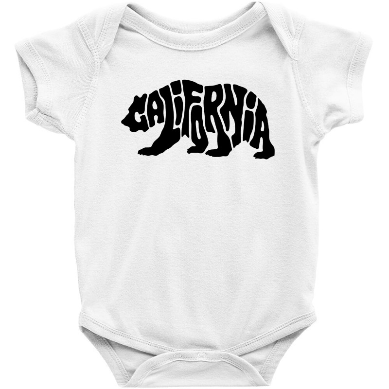 California Republic Bear Baby Bodysuit by GassPoll | Artistshot