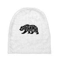 California Republic Bear Baby Beanies | Artistshot