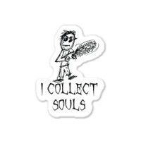 I Collect Souls Halloween Costume Word Design T Shirt Sticker | Artistshot