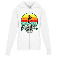 Crestline Surf Paradise Youth Zipper Hoodie | Artistshot