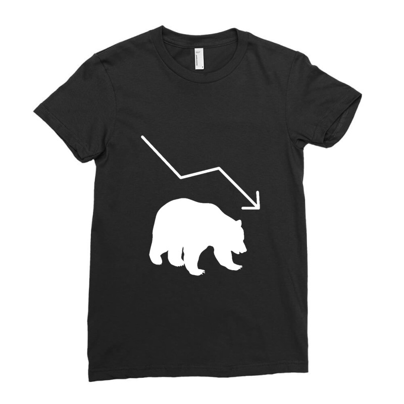 Bear Market Ladies Fitted T-Shirt by daniellepaine | Artistshot