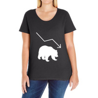 Bear Market Ladies Curvy T-shirt | Artistshot