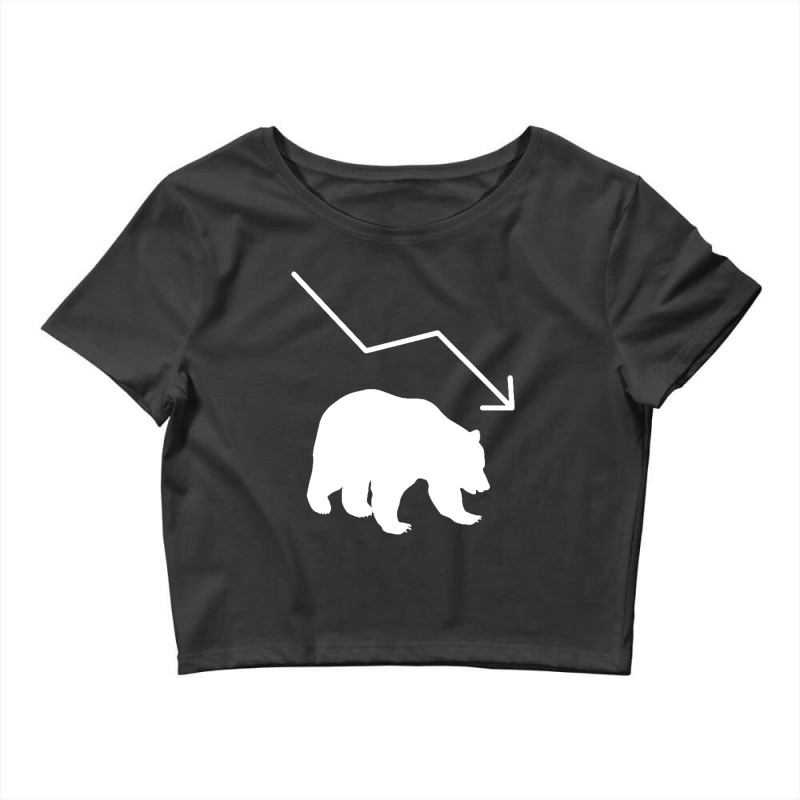 Bear Market Crop Top by daniellepaine | Artistshot