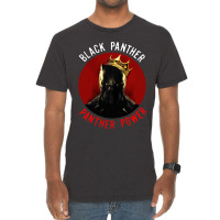 Black Panther   Panther Power Vintage T-shirt | Artistshot